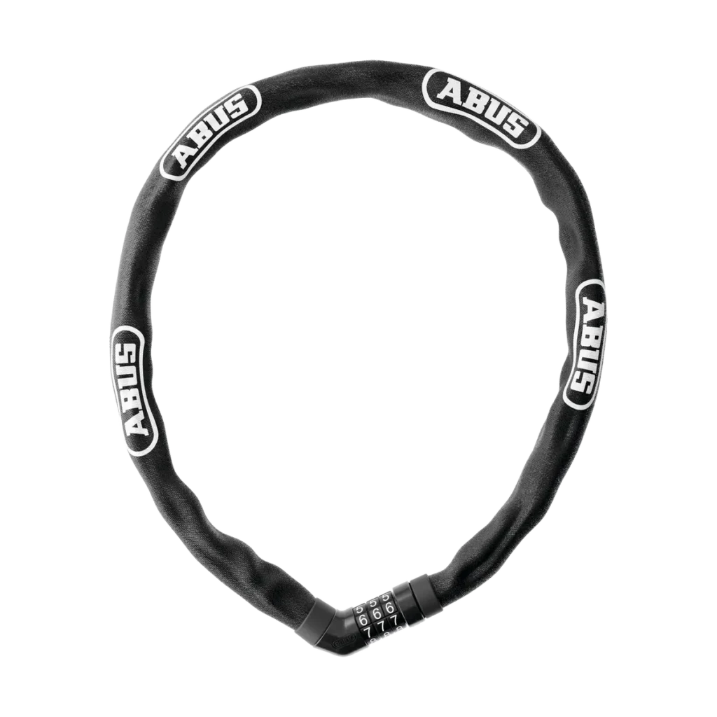 ABUS Steel-O-Chain 4804C – Kättinglås med kod, 75 cm, Svart