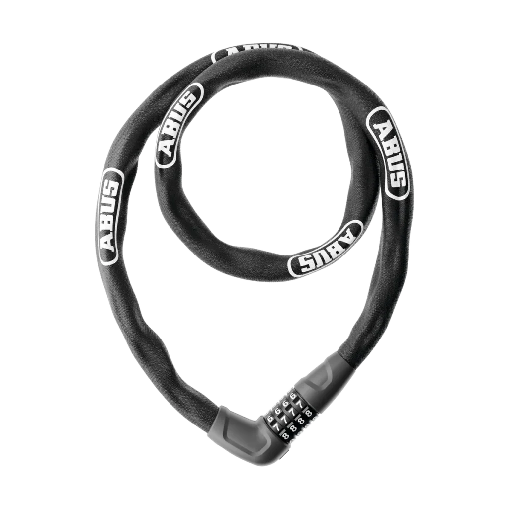 ABUS Steel-O-Chain 5805C – Kättinglås med kod, 110 cm, Svart