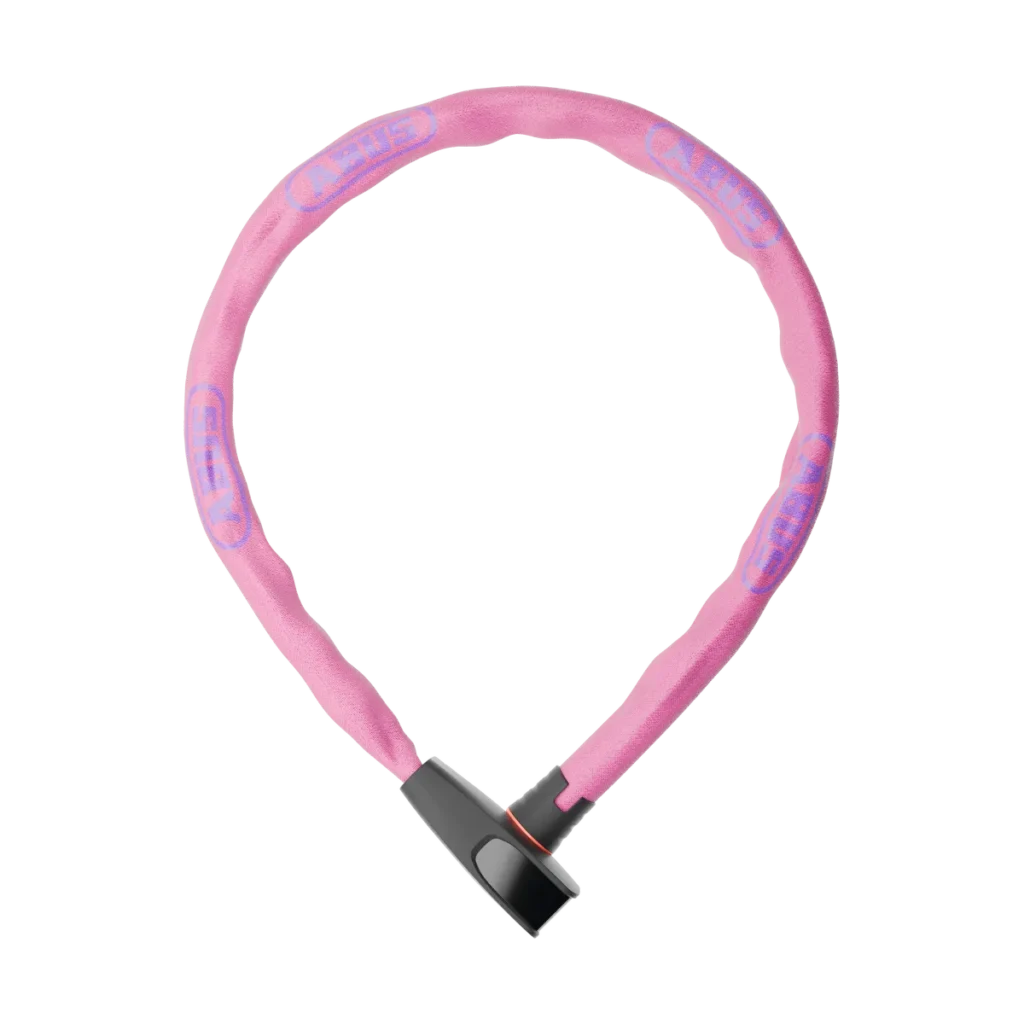ABUS Catena 6806K – Kättinglås, 85 cm, Neon Pink