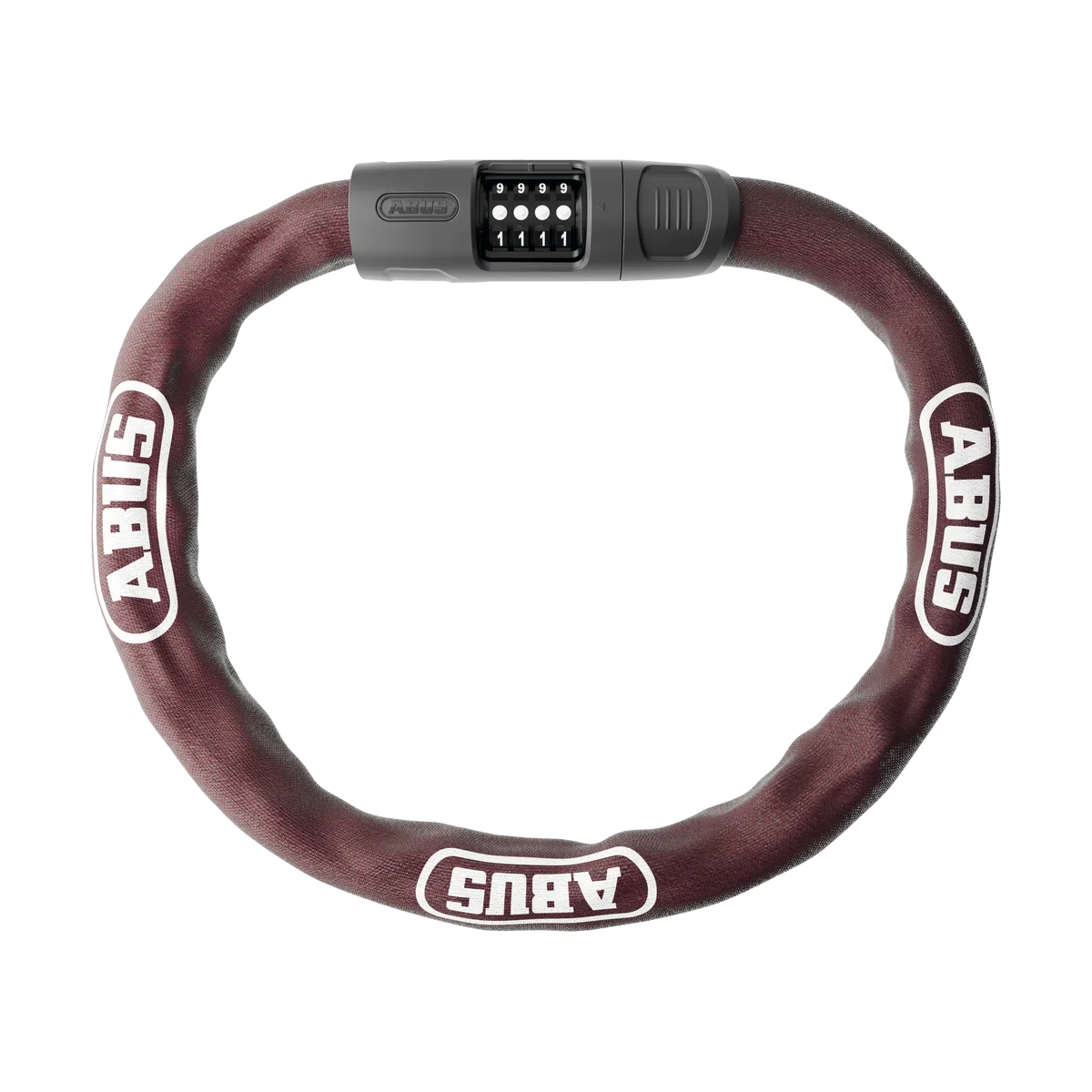 ABUS 8808C – Kättinglås med kod, 85 cm, Russet Red