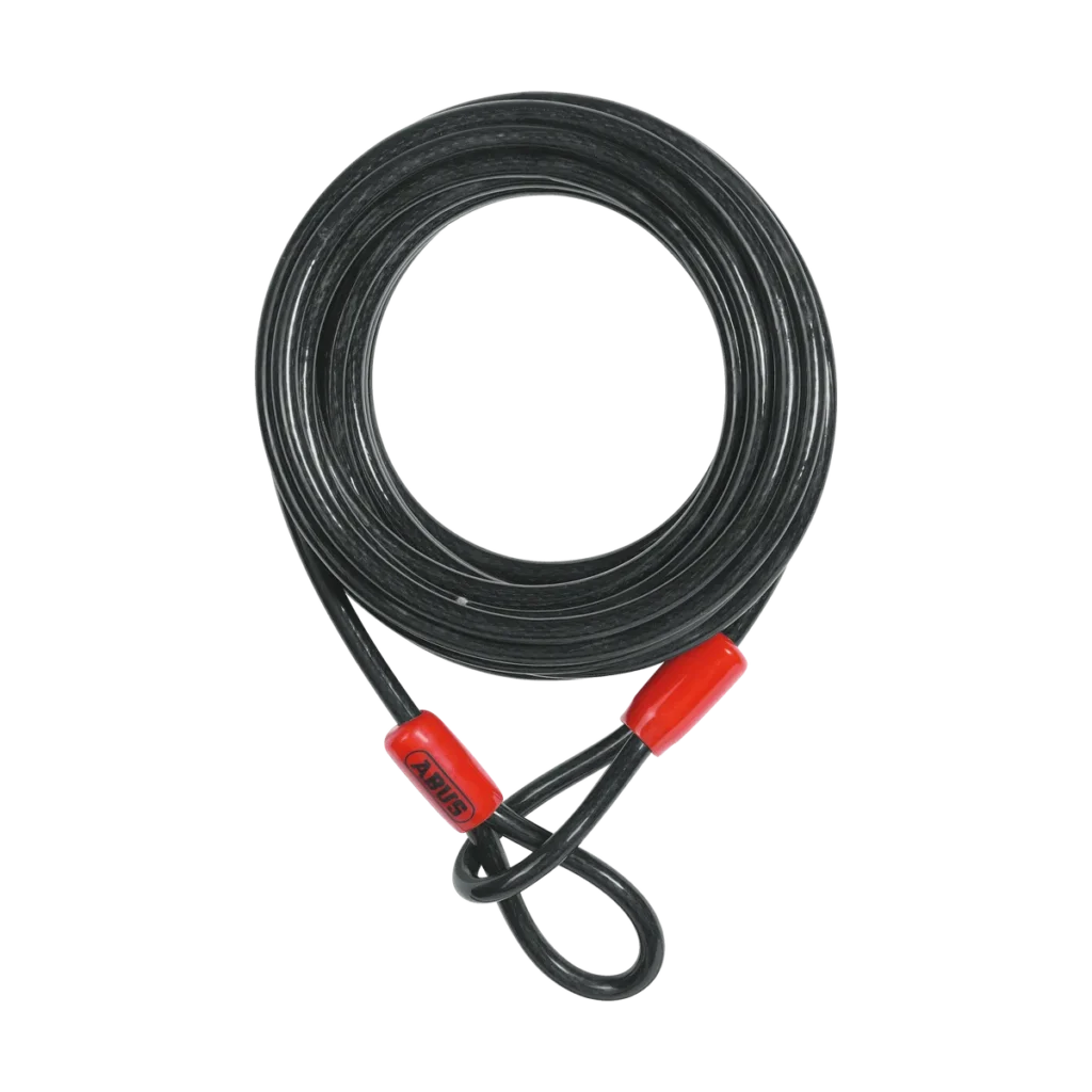 ABUS Cobra 10/1000 – Låsvajer med öglor 10 mm, 10 m