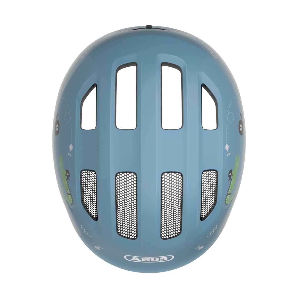 ABUS Smiley 3.0 – Barnhjälm, Blue Croco ovanifrån
