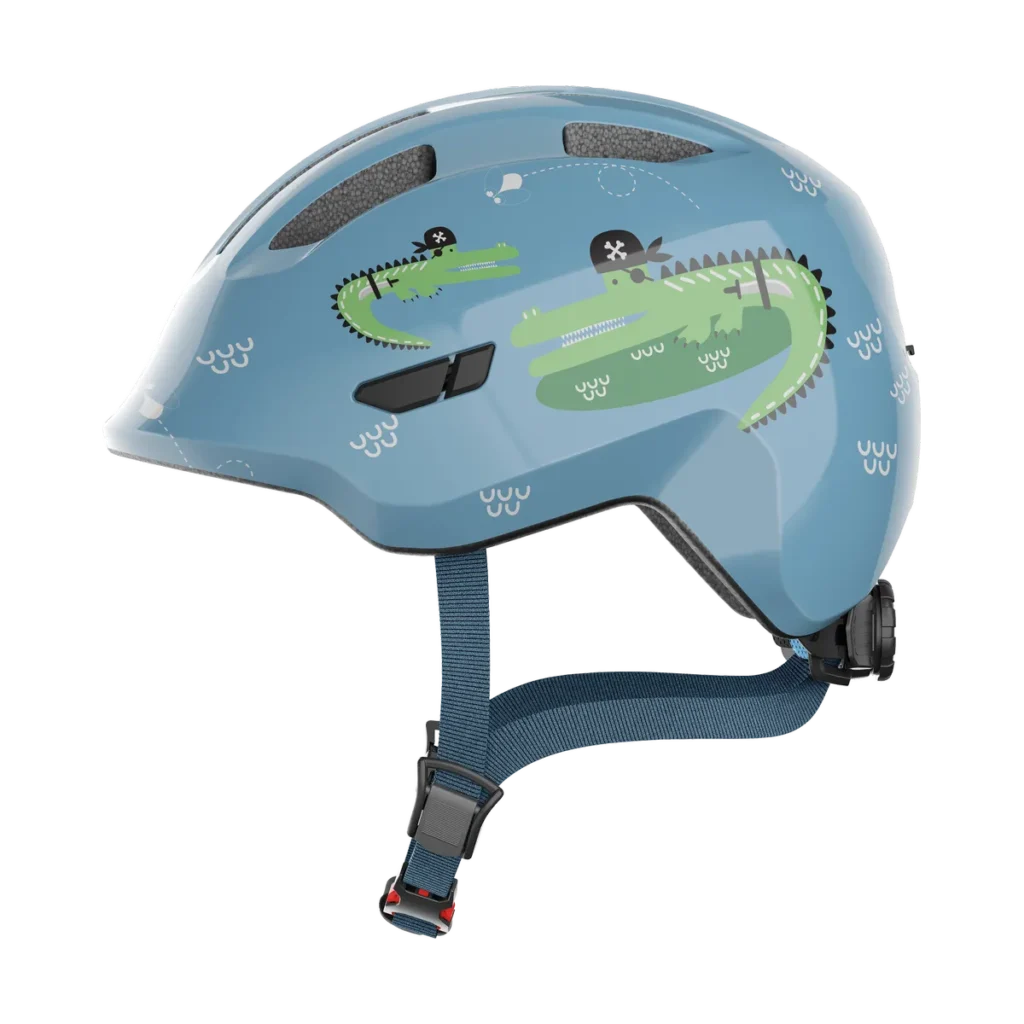 ABUS Smiley 3.0 – Barnhjälm, Blue Croco