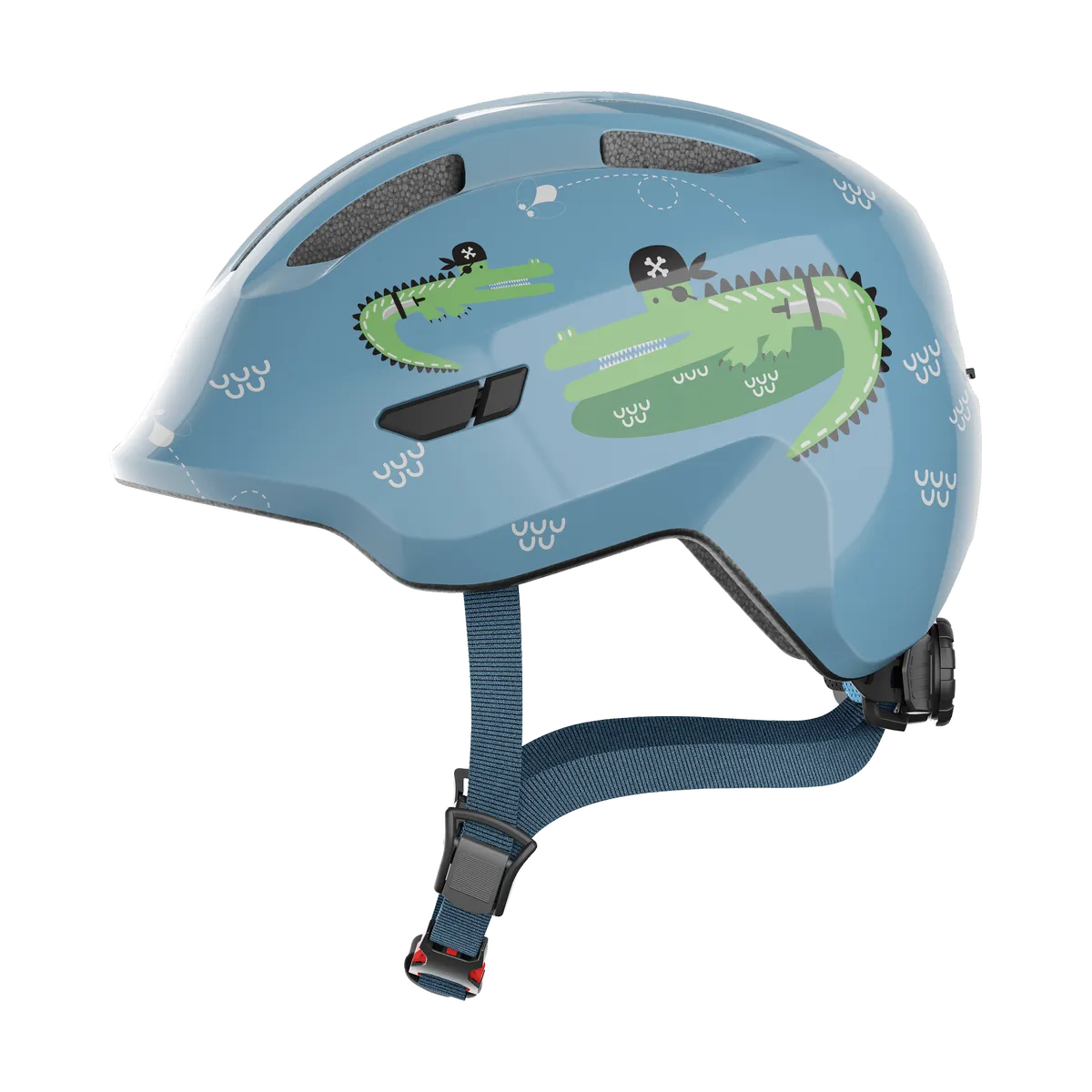 ABUS Smiley 3.0 – Barnhjälm, Blue Croco
