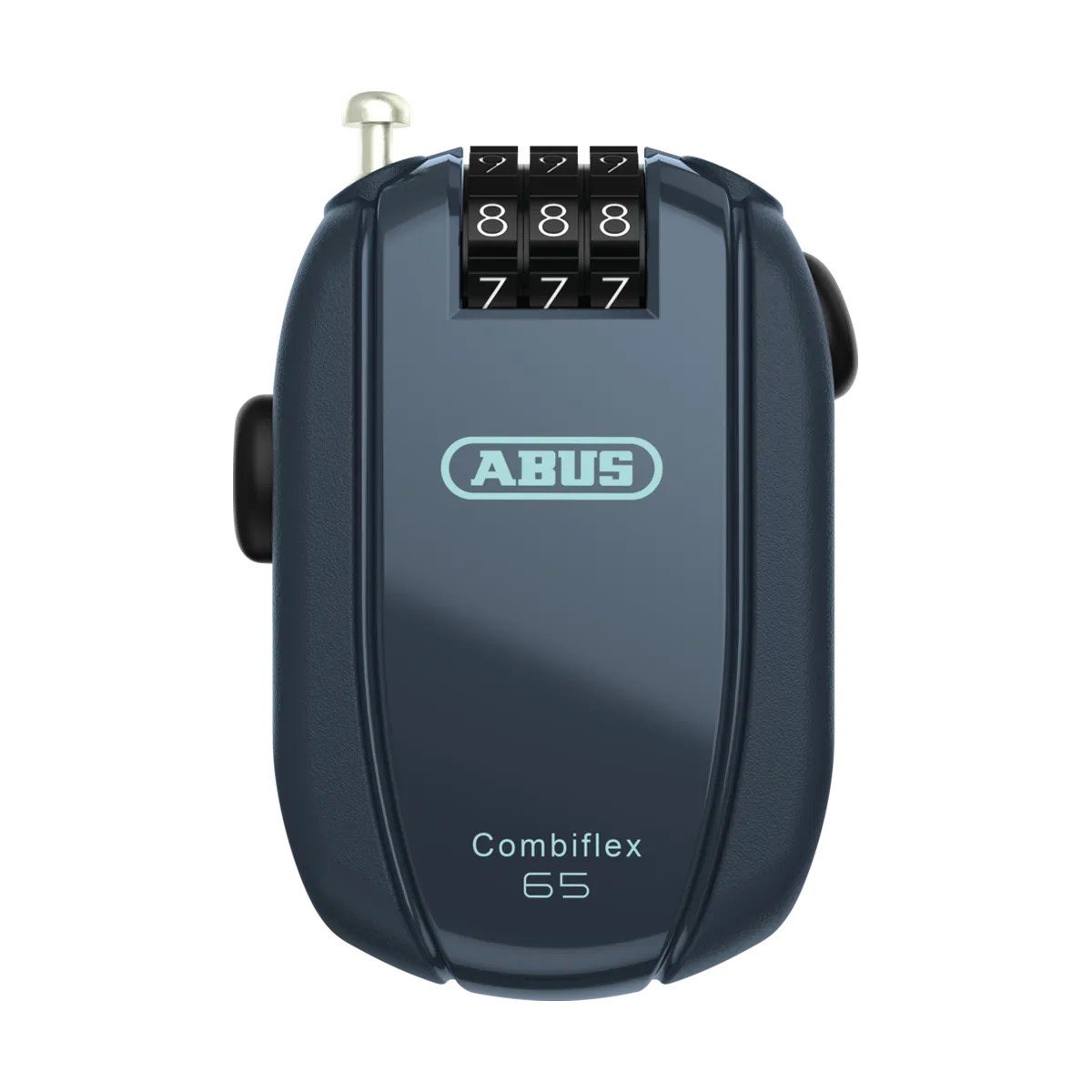 ABUS Combiflex StopOver – Kabellås med kod, 65 cm, Midnight Blue