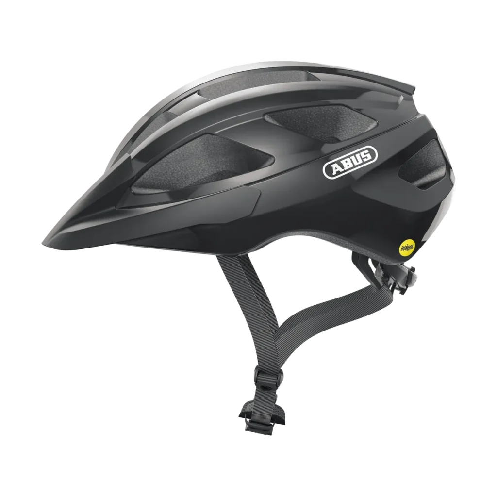 ABUS Macator Mips – Cykelhjälm, Shiny Black