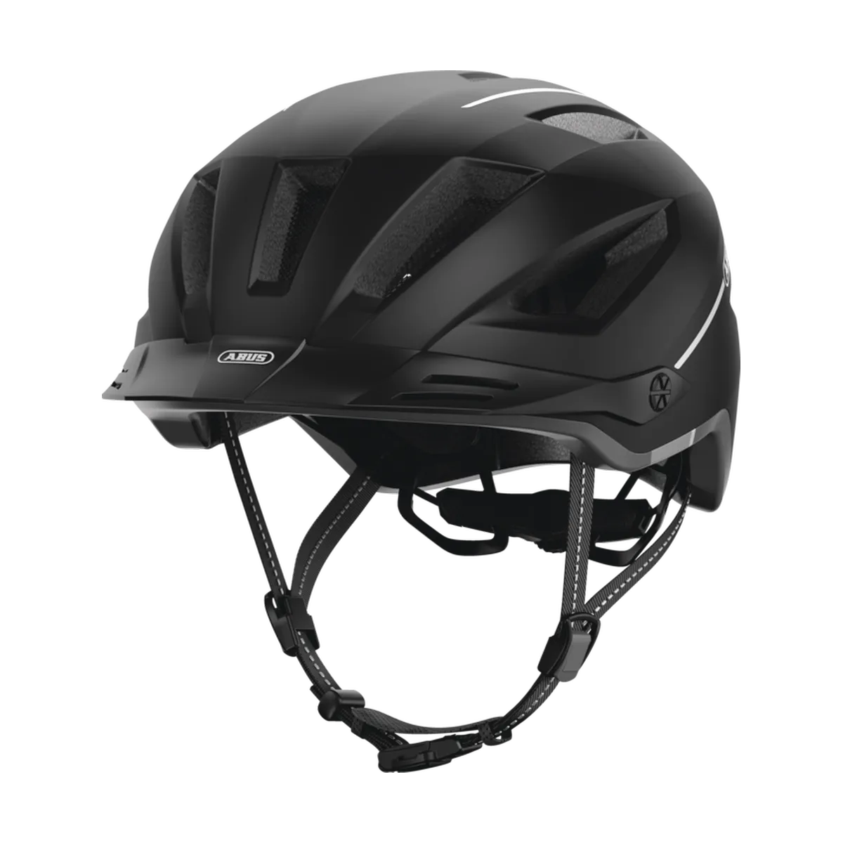 ABUS Pedelec 2.0 MIPS Velvet Black snett framifrån