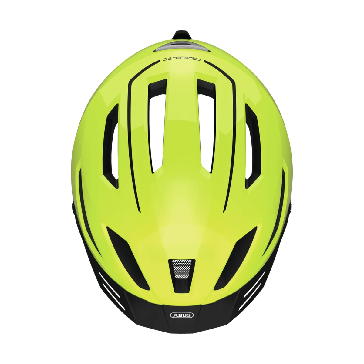 ABUS Pedelec 2.0 MIPS Signal Yellow ovanifrån