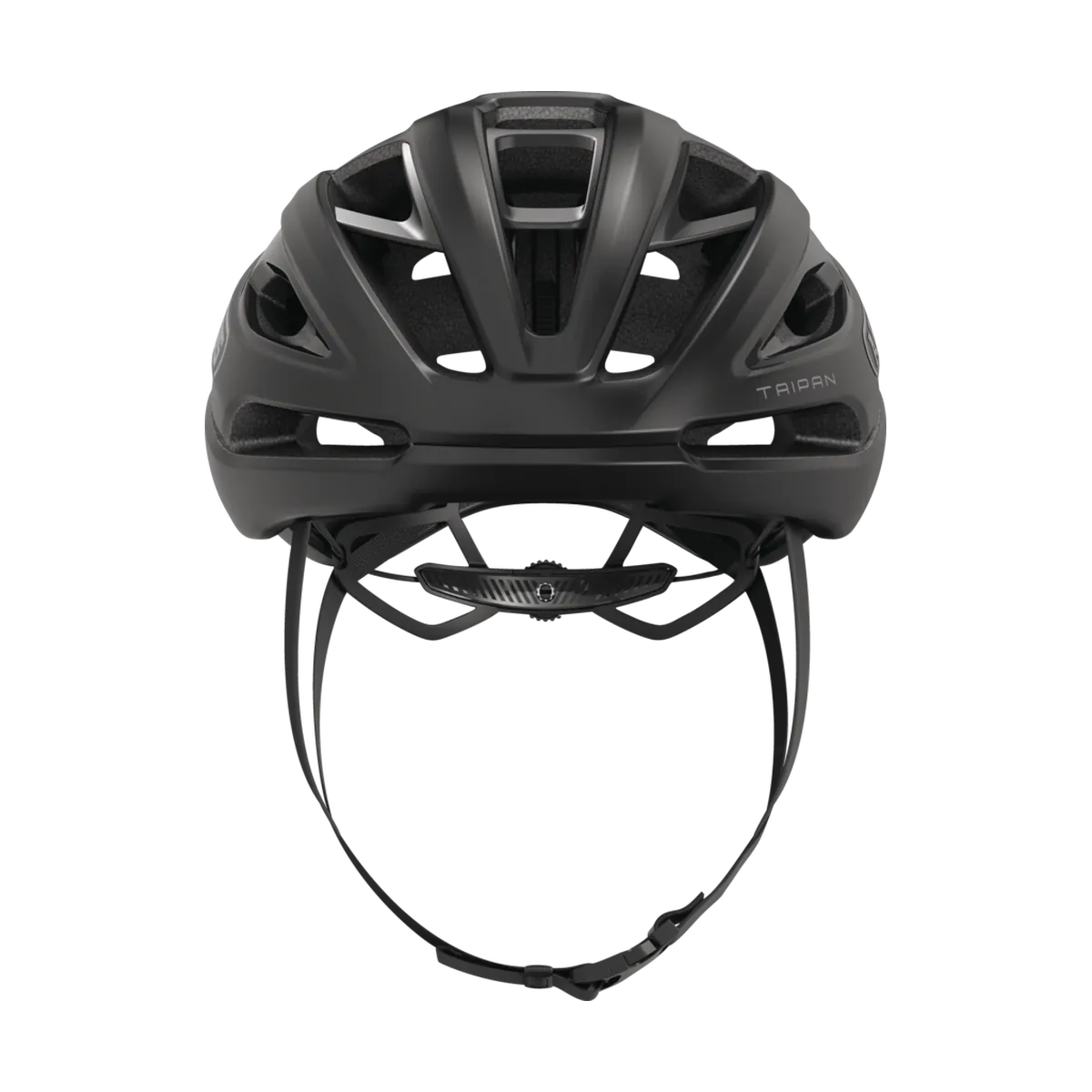 ABUS Taipan – Gravelhjälm, Velvet Black framifrån